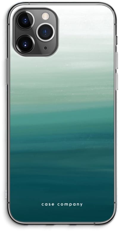 Case Company® - Hoesje geschikt voor iPhone 11 Pro Max hoesje - Ocean - Soft Cover Telefoonhoesje - Bescherming aan alle Kanten en Schermrand