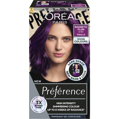 L'Oréal Paris L'Or&eacute;al Paris Pr&eacute;f&eacute;rence Vivid Colours 3.161 Magnetic Plum 1 st