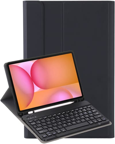 Hoesje - Geschikt voor Samsung Galaxy Tab S10 Lite - Keyboard Book Cover - Toetsenbord Case - Hoes - Zwart