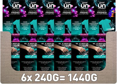 Lenor Unstoppables Geurbooster Fresh Scent - 6 x 240 gram - Wasparfum
