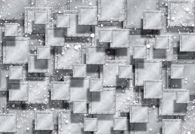 Fotobehang Abstract Modern Grey Silver | XL - 208cm x 146cm | 130g/m2 Vlies