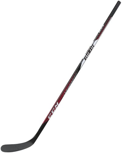 CCM Ultimate IJshockeystick - Houten Stick - Senior - Zwart/Rood - Flex 85 - Links
