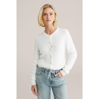 WE Fashion Knitted Cardigan White Taglia: XXL | Giacche Outlet | Donna | Bianco