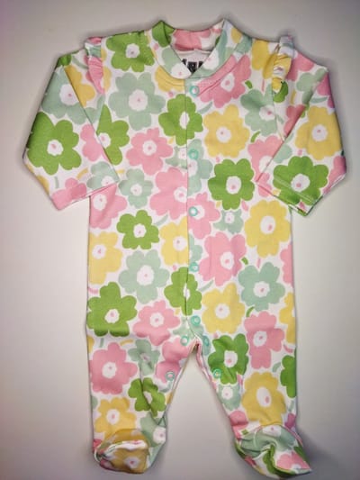 Nini - Boxpakje/Slaappakje/Pyjama Fleur - Maat 56 - 0 t/m 2 maanden