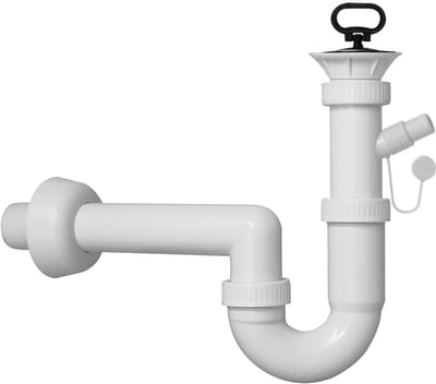 Universele Sifon met Aansluiting voor Vaatwasser en Wasmachine - Spoelbak Afvoerset