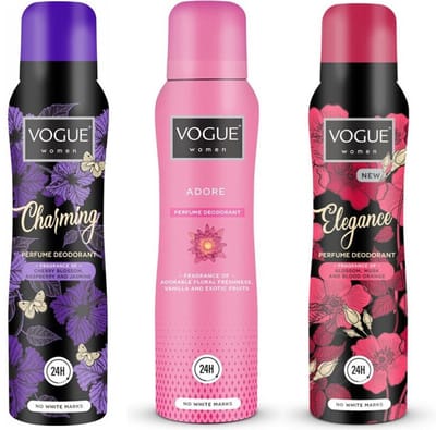 Vogue Parfum Deodorant - Charming / Elegance / Adore
