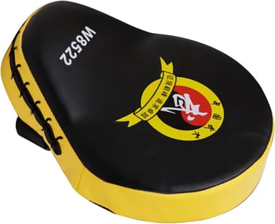 Bokspads - Boksdoelen - Vechtsport Training - Verstelbaar Riem Systeem - 25x19x4.5cm - Geel