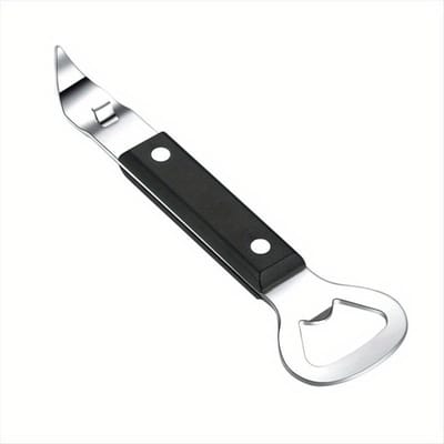 1 STKS Blikpons Flesopener Handmatig Roestvrij Staal Blikopener Praktisch Keukengereedschap Draagbare Buitenopener zilver