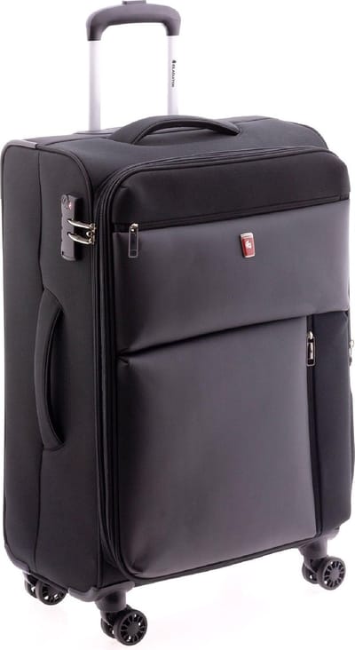 Gladiator Arctic Medium Koffer Expandable - 66 cm - TSA slot - Zwart