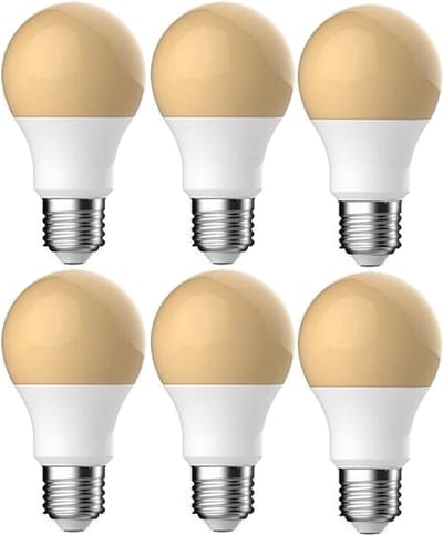 Energetic E27 LED Flamelamp 4.9W 2400K 396lm 230V - LED Verlichting - LEDBulb Flame A60 - Zeer Warm Wit - 6 stuks