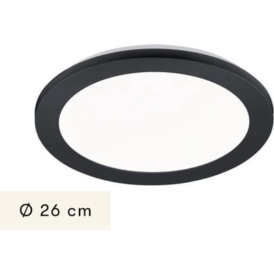 Shadora Plafondlamp Ø 26 cm Ruri Mat Zwart