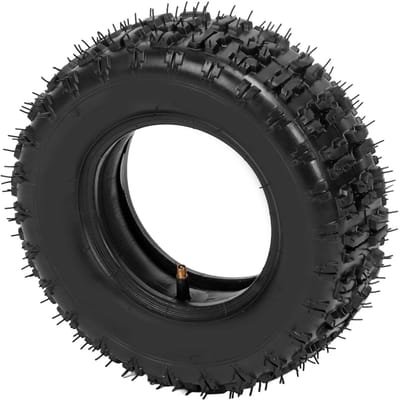 Dailygoods- Binnenband 3.5/4.0-6 - Antislip Patroon - Schokabsorptie - Rubber - Set - Geschikt voor Crossmotor/ATV - Buitenband
