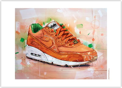 Sneaker poster Homegrown state magazine 70x50 cm