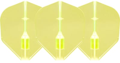 L-Style Fantom EZ L3 Shape Neon Yellow - Dart Flights