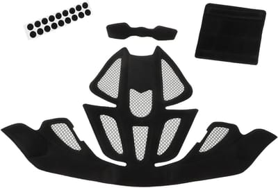 Helm Voering Set - Schuimkussens Binnenvoering - Comfortabel Rijden - Universele Vervangingspads - 20 Gram - Zwart