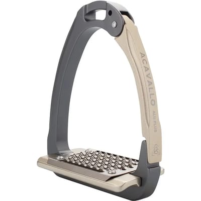 Acavallo Arena AluPlus 2.0 stijgbeugels 12CM Titanium