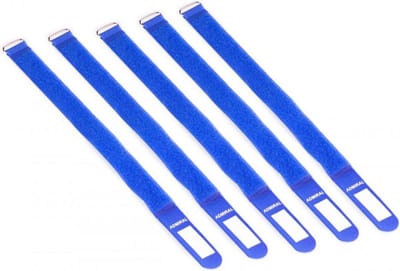 Admiral cable wrap 380 5 per set blauw