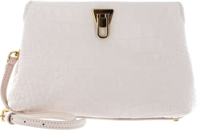 COCCINELLE Leren Schoudertas Avondtas Beat Clu. Cro. S Handbag Creamy Pink Roze