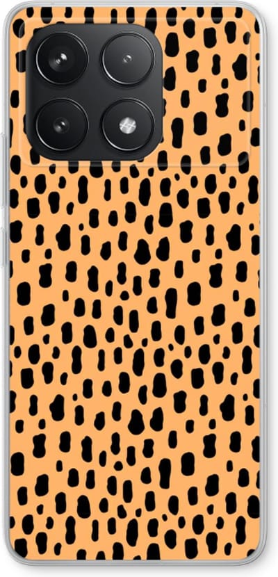 Case Company® - Hoesje geschikt voor Xiaomi Poco F6 Pro hoesje - Panter - Soft Cover Telefoonhoesje - Bescherming aan alle Kanten en Schermrand