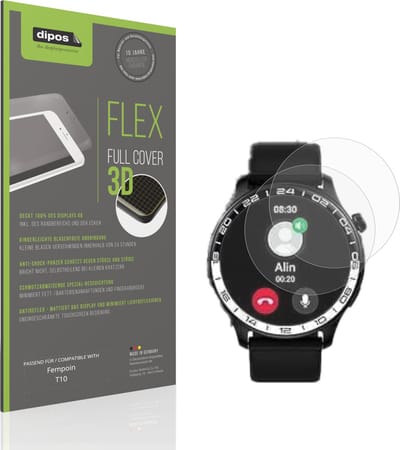 dipos FLEX – 2x Matte Screenprotector geschikt voor Fempoin T10 | Volledige Schermbescherming | Case-Friendly