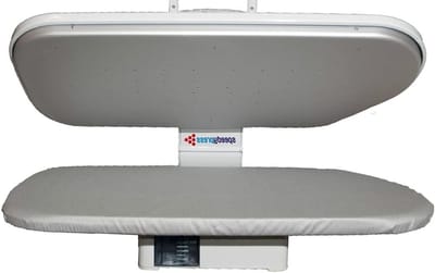 Strijkijzerhoes Set - Reservehoezen Onderlegger - Kreukvrij Strijken - 3 Stuks Voordeel - 90 cm - Grijs
