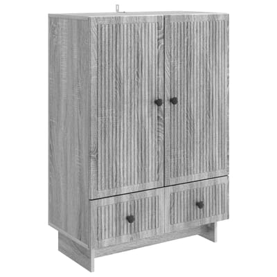 vidaXL - Dressoir - Grijze - Sonoma - 66 - x - 34,5 - x - 95 - cm - Geconstrueerd - hout