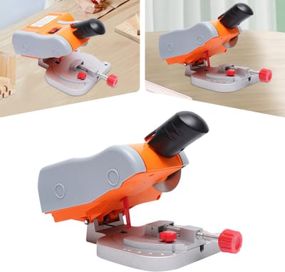 NAVOBIZ Mini afkortzaag - Verstekzaag - Zaagmachine - Mini zaag - 7800 r/min - Verstelbare snijhoek - 50 mm zaagblad - 90W