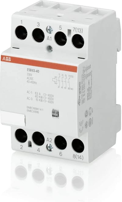 Installatiebeveiliging voor Draagrail Montage 230VAC/DC