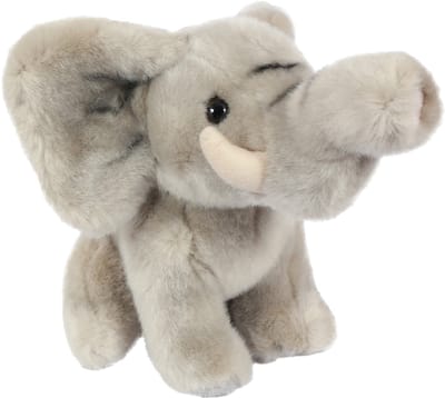 PIA Soft Toys - Pluche Knuffeldier Olifant - 18 cm