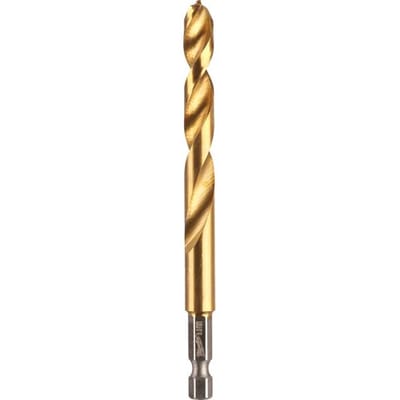 Milwaukee Metaalboor Shockwave HSS-G Tin Red Hex Shockwave HSS-G TiN Red Hex 9 mm - 1 st - 48894721