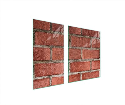 TMK ArtDeko - Staartbescherming - Cegła - 90x52 cm - Glas