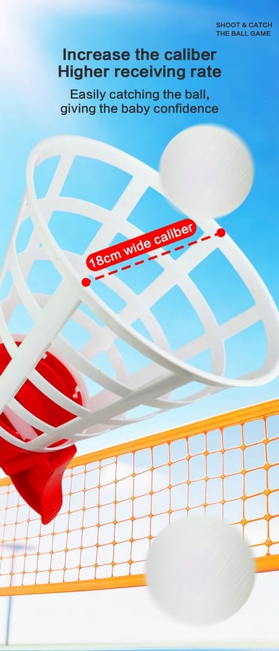 Schepbal Werp- en Vangspel – Buitenspeelgoed – Ouder-kind Interactief Spel voor Tuin, Strand, Picknick en Kamperen