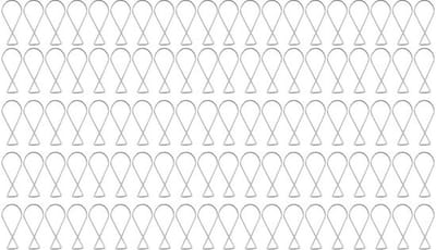Plafondhaak 100 Stuks - Gegalvaniseerd Staal - Automatische Rebound Clips - Ophangsysteem - Eenvoudig te Installeren - Voor Decoraties - Ophanghaak