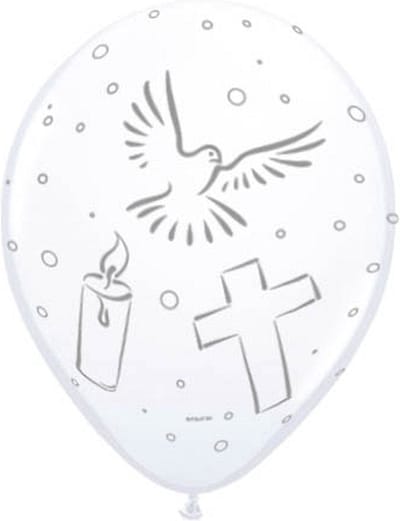 Folat Ballonnen - 8x stuks - Eerste Communie thema - ballonnen 30 cm - Feestartikelen en versieringen