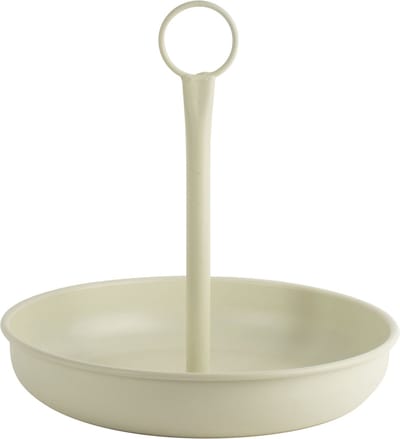 Gusta - Schaal met Handvat - Wit - ø25x24cm