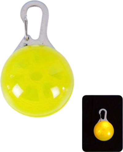Livano Verlichte Halsband - Hondenhalsband Led - Lichtgevende Halsband - Lichtgevend - Hond - Kat - Lampje - Oplaadbaar - Geel