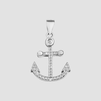 AKZENT Akzent Dames hanger "Ranim" van 925 Sterlingzilver, gerhodineerd, duurzaam