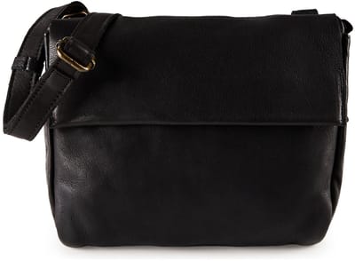 Harold's Submarine Schoudertas Leer 24 cm - Dames - schwarz