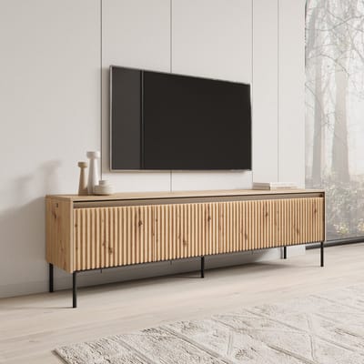 Meubella - TV-Meubel Timoteo - Eiken - 193 cm