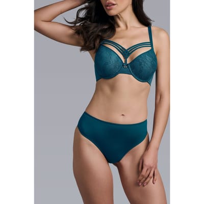 Marlies Dekkers Dame De Paris Lagoon Blue Push Up Bra Size: 70C | Bras Outlet | Dames | Blauw