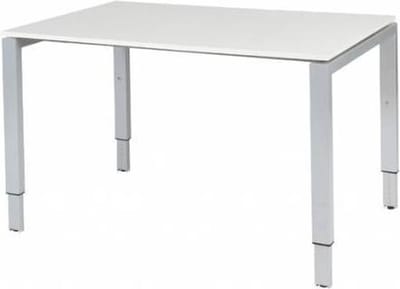 Verstelbaar Bureau - Domino 120x80 grijs - alu frame