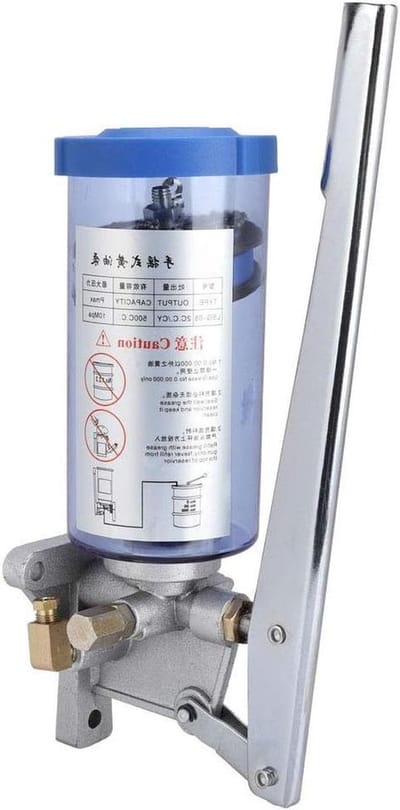 Handmatige Smeerpomp - Vetsmeerapparaat Vetspuit - Machineonderhoud - Draagbaar Aluminium Ontwerp - 500CC - Zilver
