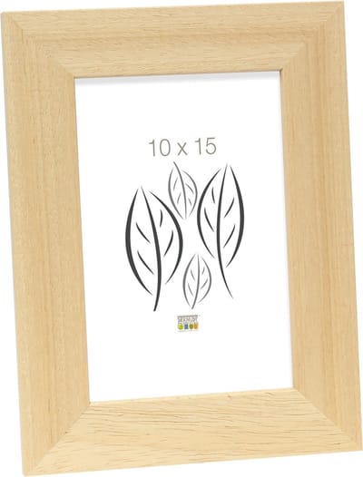 Deknudt Frames fotolijst S226H1 - naturel hout - breed - 10x15 cm