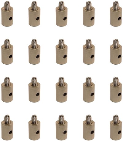 Allecto - Vervangingsschroeven - 20X Vervangingsschroeven voor Motorremkabel - Draadloze Throttle Kabel - Geschikt voor Auto Motorfiets Fiets - Ide...