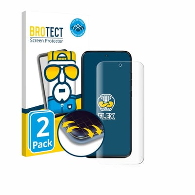BROTECT - Screenprotector voor Motorola Moto G77 / G67 - Folie Beschermfolie transparant volledig dekking - 2 Stuks