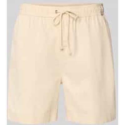 regular fit korte broek met elastische boord model 'SUNFADED'