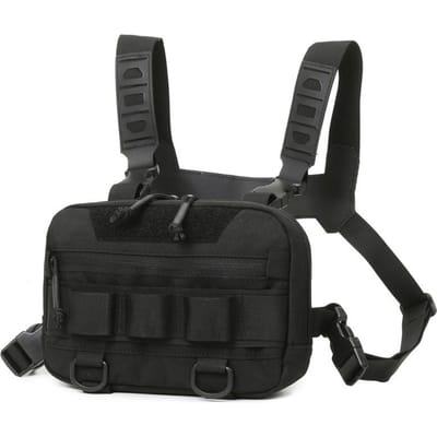 Sac à dos tactique Chest Rig Camping Recon Kit Bag Gilet Molle Pochette Avant Sac à dos de Jour Polyvalent Pour Randonnée Pêche Sac à Appâts