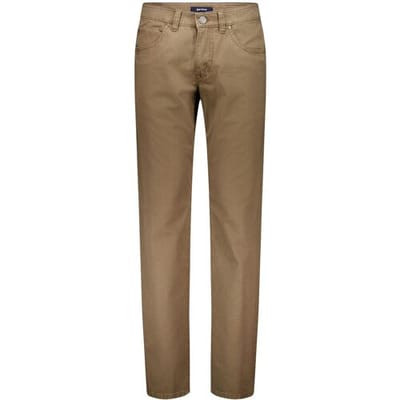Gardeur Broek Bill Everyday Fine Patterned Cotton Soft Touch Comfort Stretch Zand / male