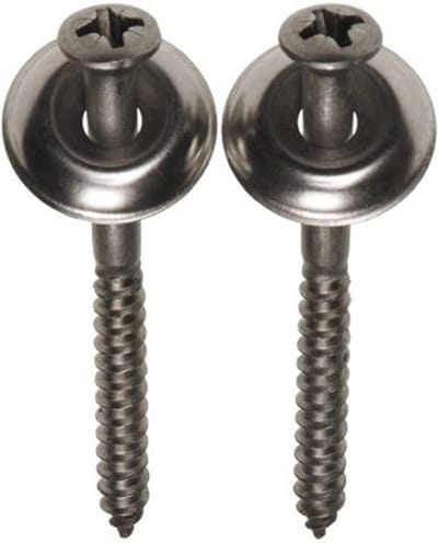 Asf Schroef Rvs 70Mm+Plug+Krlring 2/Set