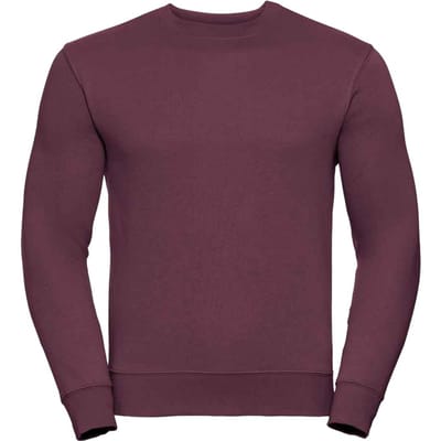 Russell Heren Authentiek Sweatshirt (Bourgondië)